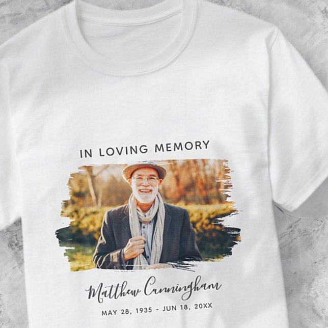 Camiseta Memória personalizada de amor Memória Memorial (Criador carregado)