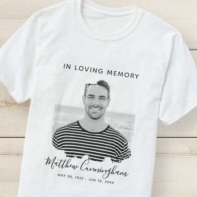 Camiseta Memória personalizada de amor Memória Memorial (Criador carregado)