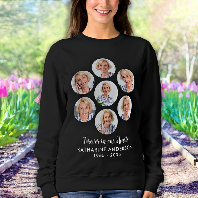 Camiseta Memória Personalizada Moderna 7 Imagens (Criador carregado)