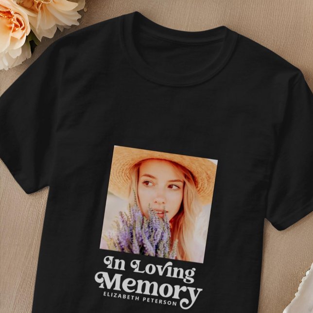 Camiseta Memória Personalizada Simples De Amor (Criador carregado)
