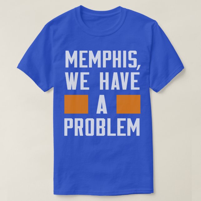 CAMISETA MEMÓRIA, TEMOS UM PROBLEMA (Frente do Design)