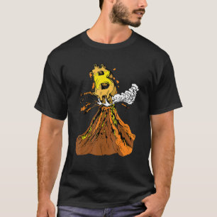 Camiseta Memória Vulcano Crypto Bitmoney Para Cryptocurrenc