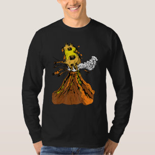 Camiseta Memória Vulcano Crypto Bitmoney Para Cryptocurrenc