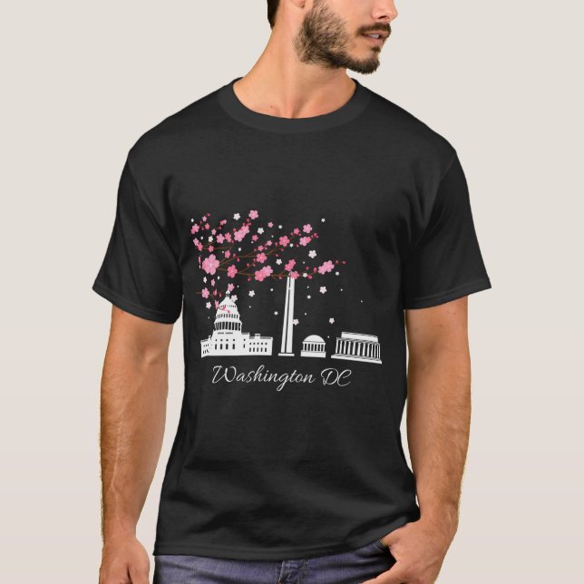 Camiseta Memoriais de Washington Dc Monuts (Frente)
