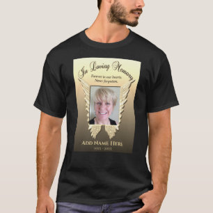 Camiseta Memorial  Adicionar Asas de Anjo Fotográfico em D