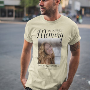 Camiseta Memorial com Foto Personalizada