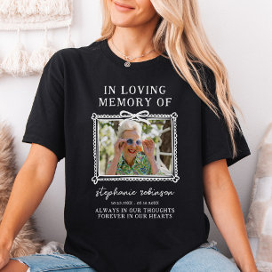 Camiseta Memorial com Moldura de Laço – Sempre em
