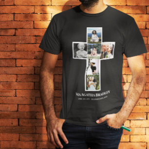 Camiseta Memorial Cross Photo Collage
