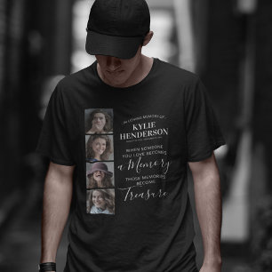 Camiseta Memorial da Colagem Fotográfica em Memória