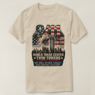 Camiseta Memorial das Torres Gêmeas de 11 de Setembro