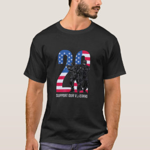 Camiseta Memorial Day 22 - Apoio às Nossas Tropas Veteranas
