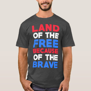 Camiseta MEMORIAL DAY terra dos livres por causa dos corajo