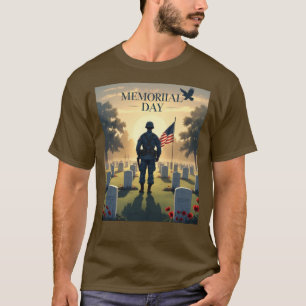 Camiseta Memorial Day Tribute Trabalho de arte - Honrando A