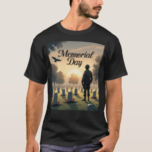 Camiseta Memorial Day Tribute Trabalho de arte - Honrando A