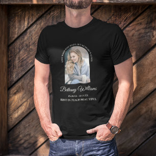 Camiseta Memorial de Foto com Arco Personalizada M