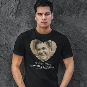 Camiseta Memorial de Foto do Coração