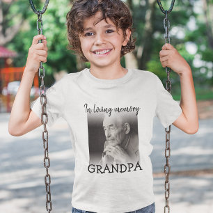 Camiseta Memorial de Foto Moderna   Crianças