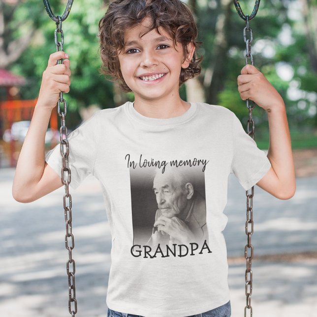 Camiseta Memorial de Foto Moderna | Crianças (Criador carregado)