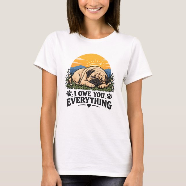 Camiseta Memorial de Perda de Cachorro (Frente)