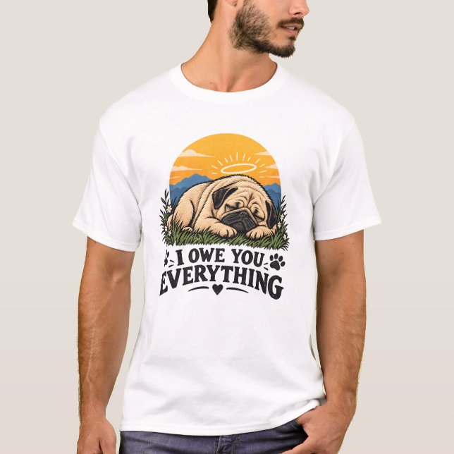 Camiseta Memorial de Perda de Cachorro (Frente)