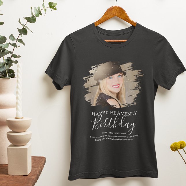 Camiseta Memorial de Tributo de Aniversário com Fo (Criador carregado)