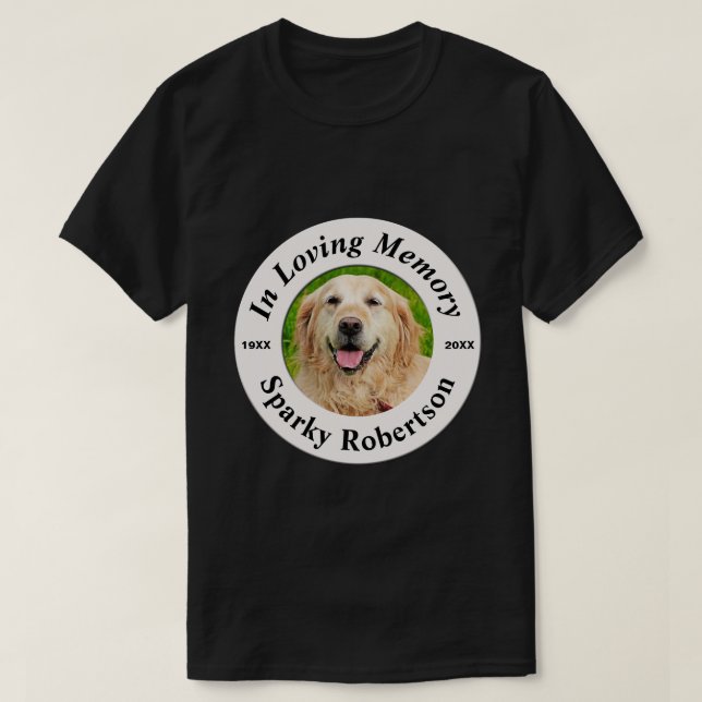 Camiseta Memorial do Cão| Adicionar Foto (Frente do Design)