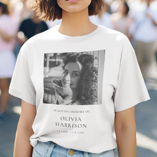 Camiseta Memorial Elegante De Amor