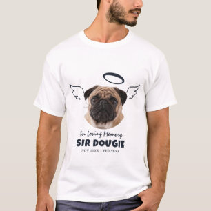 Camiseta Memorial Em Adoro Pet Angel Wings Foto