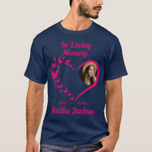 Camiseta Memorial Fotográfico moderno "In loving Memory"