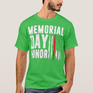 Camiseta Memorial Honra Aqueles Que Serviram E Sacrificaram