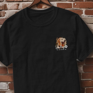 Camiseta Memorial Moderno De Pet Melhor Cão Personalizado D
