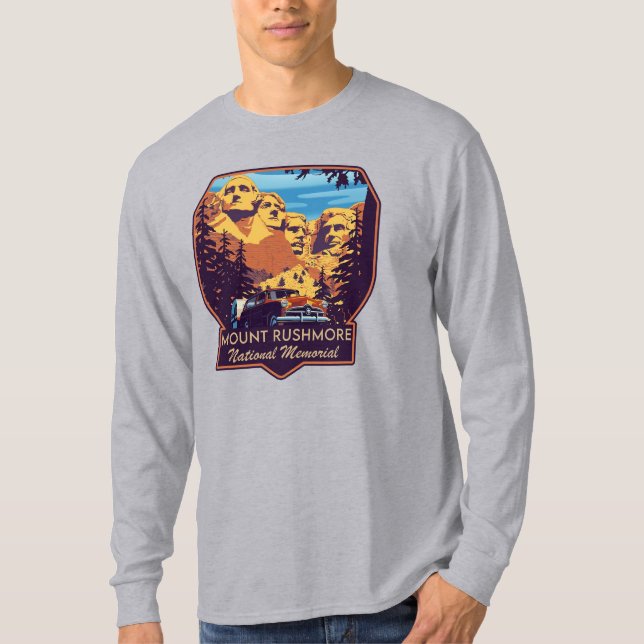 Camiseta Memorial Nacional do Monte Rushmore (Frente)