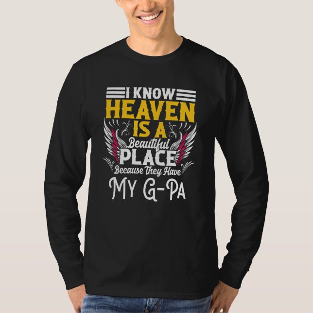 Camiseta Memorial Pela Perda De G-Pa Heaven BeauBonito Plac (Frente)