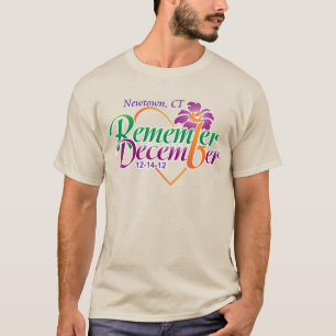 Camiseta Memorial Sandy Hook - Lembre-se de dezembro