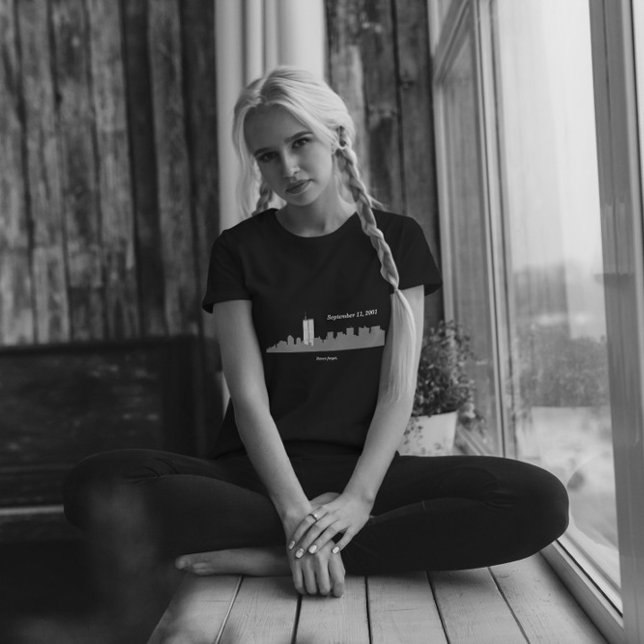 Camiseta Memorial Vetor 9/11 (Criador carregado)