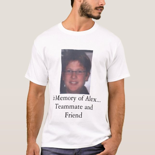 Camiseta Memórias de Alex (Frente)
