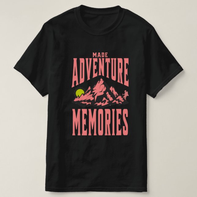 Camiseta Memórias de Aventura (Frente do Design)