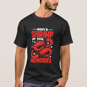 Camiseta Memórias de Camarão Simplesmente As Melhores Camar