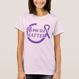 Camiseta Memórias de Consciência do Alzheimer