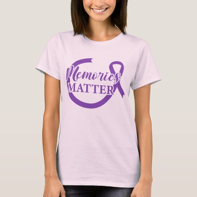 Camiseta Memórias de Consciência do Alzheimer (Frente)