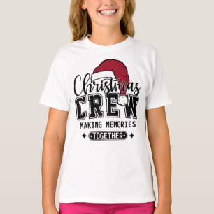 Camiseta Memórias de Fazer da Tripulação de Natal Juntas co