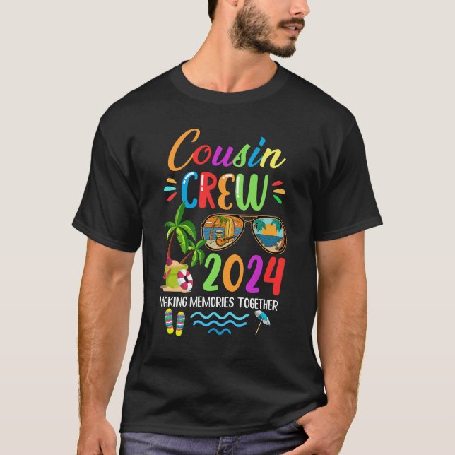 Camiseta Memórias De Fazer De Reunião Da Família Cousin Cre (Frente)