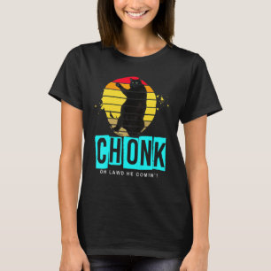 Camiseta Memórias de Gato em Escala de Chonk