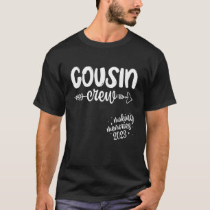 Camiseta Memórias do Fazer da Tripulação 2023 Reunião Famil
