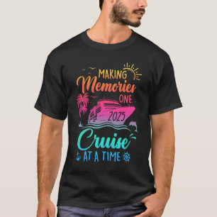 Camiseta Memórias Do Fazer Do Cruise Familiar 2025 Um Cruze