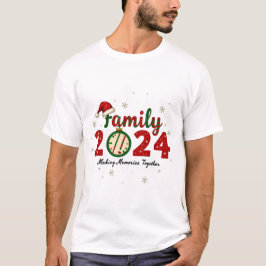 Camiseta Memórias do Fazer do Natal da Família 2024