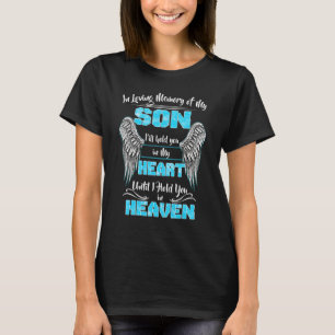 Camiseta Memórias do meu filho mantêm você no meu coração a