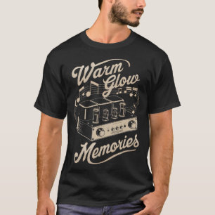 Camiseta Memórias Quentes de Brilho Sépia Tones Amplificado