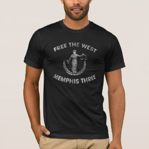 Camiseta Memphis ocidental três (estilo do T do concerto)