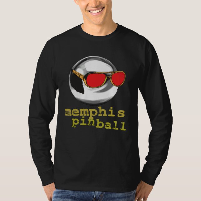 Camiseta Memphis Pinball Takin  Care of Business Shades (Frente)